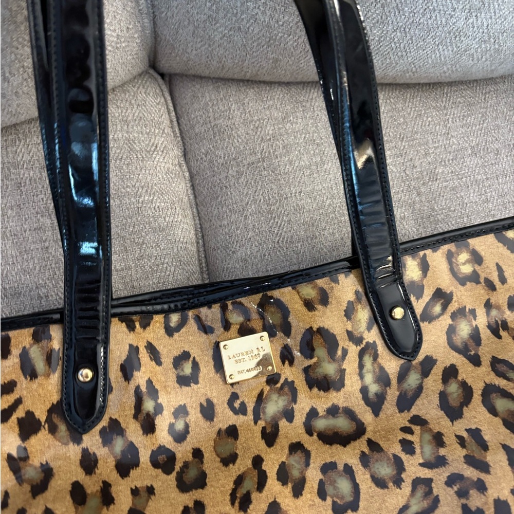 Ralph Lauren Leopard Print Tote Bag - Picture 4 of 6